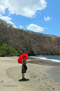 Strandspaziergang in der Trockenzeit