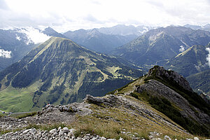 Blick vom Thaneller zum Hönig