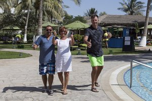 glückliche Gäste im Hilton Salalah im Oman